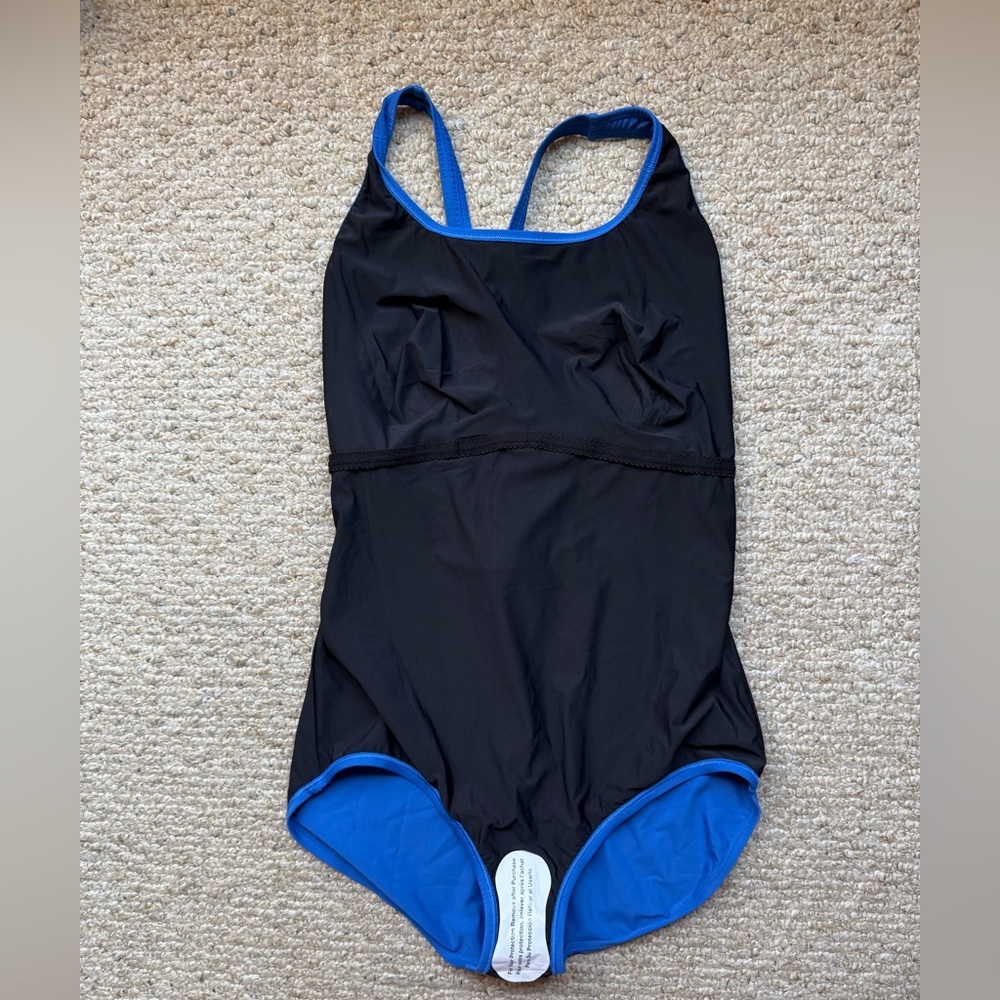 NWT SPEEDO Women's Blue One-Piece Swimsuit Size 18 - Picture 12 of 16
